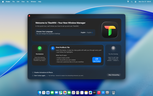 Notification setup completed